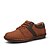 cheap Men&#039;s Oxfords-Men&#039;s Shoes Leather Spring / Summer / Fall Comfort Slip Resistant Orange / Yellow / Brown