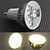 voordelige Gloeilampen-1pc LED-spotlampen 180lm GU10 GU5.3 E26 / E27 3 LED-kralen Krachtige LED Decoratief Warm wit Koel wit Natuurlijk wit 110-240 V / 1 stuks / RoHs