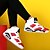 Χαμηλού Κόστους Γυναικεία Αθλητικά Παπούτσια-Ανδρικά / Γυναικεία Άνοιξη / Καλοκαίρι / Φθινόπωρο Κορδόνια Δερματίνη Μπάσκετ Μαύρο / Κόκκινο
