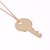 cheap Necklaces-Women&#039;s Simple Fashion Alloy Key Pendant Chain Long Necklace