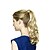halpa Synteettiset peruukit-Synteettiset peruukit Laineita Laineita Poninhännällä Peruukki Vaaleahiuksisuus Synteettiset hiukset Naisten