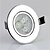 baratos Luzes LED de Encaixe-5pcs led recessed lights recessed retrofit 3 de alta potência led 350lm branco quente branco frio ac85-265v