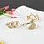 cheap Rings-3pcs Band Ring Knuckle Ring For Women&#039;s Party Casual Daily Rhinestone Imitation Diamond Alloy Stacking Stackable Leaf Flower Gold / Rings Set