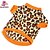cheap Dog Clothes-Cat Dog Shirt / T-Shirt Sweater Sweatshirt Leopard Fashion Winter Dog Clothes Puppy Clothes Dog Outfits Brown Costume for Girl and Boy Dog Polar Fleece XS S M L