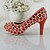 cheap Women&#039;s Heels-Women&#039;s Shoes Stiletto Heel Heels Crystal Pumps/Heels Wedding/Office &amp; Career/Party &amp; Evening/Dress Red