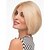 abordables Perruques Synthétiques-Perruque Synthétique Droit Coupe Carré Cheveux Synthétiques Perruque Femme Court Sans bonnet