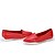 levne Dámské boty s plochou podrážkou-Kůže-Pohodlné-Dámské-Černá Žlutá Červená Bílá-Outdoor Kancelář Běžné-Plochá podrážka