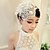cheap Headpieces-Acrylic Barrette with 1 Wedding / Special Occasion Headpiece