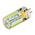 preiswerte LED Doppelsteckerlichter-1pc 6.5 W LED Mais-Birnen 650 lm G4 T 72 LED-Perlen SMD 3014 Warmes Weiß Kühles Weiß 12 V 24 V / 1 Stück / RoHs