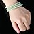 cheap Bracelets-6mm Natural Jade with Two Purpose Ball Bracelet