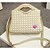 cheap Crossbody Bags-Women &#039;s PU Sling Bag Tote - White/Gold/Silver/Black