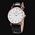 abordables Montres femme-Femme Montre Tendance Quartz Cuir Bande Noir Marron Noir Marron