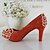cheap Women&#039;s Heels-Women&#039;s Shoes Stiletto Heel Heels Crystal Pumps/Heels Wedding/Office &amp; Career/Party &amp; Evening/Dress Red