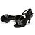cheap Latin Shoes-Women&#039;s Latin Shoes Paillette / Satin Buckle Sandal / Heel / Sneaker Sequin Cuban Heel Customizable Dance Shoes Black / Red / Silver / Indoor / Practice / Professional