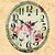 baratos Relógios de Parede Rústicos-estilo criativas riquezas elegantes e honrar relógio de parede mute decorativo