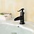billige Klassisk-Håndvasken vandhane - Vandfald Olie-gnedet Bronze Centersat Et Hul / Enkelt håndtag Et HulBath Taps