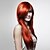 cheap Synthetic Trendy Wigs-Synthetic Wig Straight Straight Wig Long Fuxia Synthetic Hair Women&#039;s Red