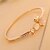 cheap Bracelets-Chain Bracelet - Opal Bowknot Luxury, Casual Bracelet Gold Bowknot For