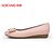 זול נעלים שטוחות לנשים-נשיםעור-נוחות-ורוד בז&#039;-שטח משרד ועבודה יומיומי-עקב שטוח