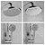 halpa Suihkuhanat-Suihkuhana - Nykyaikainen Kromi Suihkujärjestelmä Keraaminen venttiili Bath Shower Mixer Taps / Messinki / Yksi kahva kaksi reikää