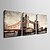 cheap Prints-E-HOME® Stretched Canvas Art European Bridge Decorative Painting Set of 3