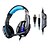 billige Gamingheadset-KOTION EACH Over øre / Pandebånd Ledning Hovedtelefoner Plast Gaming øretelefon Selvlysende / Støj-isolering / Med Mikrofon Headset