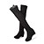זול מגפי נשים-נשים נעליים דמוי סוויד סתיו חורף עקב טריז מגפיים באורך מעל הברך עבור קזו&#039;אל שמלה שחור