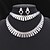 cheap Jewelry Sets-Jewelry Set Stud Earrings Collar Necklace Geometrical Ladies Charm Vintage Party Work Casual Earrings Jewelry Gold / Silver For