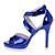 abordables Sandales femme-Homme-Mariage / Soirée &amp; Evénement-Bleu / Argent / Or-Talon Aiguille-Bout OuvertCuir Verni