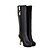 cheap Women&#039;s Boots-Women&#039;s Shoes Leatherette Fall Winter Stiletto Heel 16&quot;-18&quot;(Approx.40.64cm-45.72cm) Knee High Boots for Casual Office &amp; Career Outdoor