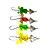 cheap Fishing Lures &amp; Flies-4pcs Hengjia Rubber Frog Soft Fishing Lures Spoon Spinner Baits 6.2g