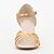 cheap Dance Shoes-Women&#039;s Latin Shoes Satin Sandal Buckle Stiletto Heel Non Customizable Dance Shoes Gold / Suede