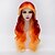 ieftine Peruci Sintetice-Peruci Sintetice Ondulat / Stil Ondulat Stil Fără calotă Perucă Roșu Păr Sintetic Pentru femei Roșu Perucă Foarte lung Halloween Wig