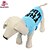 cheap Dog Clothes-Cat Dog Shirt / T-Shirt Puppy Clothes Letter &amp; Number Cosplay Wedding Dog Clothes Puppy Clothes Dog Outfits Blue Costume for Girl and Boy Dog Terylene XS S M L