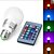 economico Lampadine-E26/E27 Lampadine globo LED 1 leds LED ad alta intesità Oscurabile Controllo a distanza Colori primari 100-130lm 2700-6500K AC 85-265V