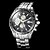 abordables Reloj de pulsera-Hombre Reloj de Vestir Cuarzo Cuarzo Japonés Calendario Resistente al Agua Aleación Banda Plata