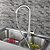 cheap Kitchen Faucets-Kitchen faucet - Contemporary Nickel Brushed Pull-out / ­Pull-down Deck Mounted / Brass / Single Handle One Hole