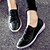 cheap Women&#039;s Sneakers-Women&#039;s Shoes  Flat Heel Round Toe Fashion Sneakers Casual Black/White/Silver