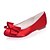 baratos Sapatos de Noiva-FemininoArrendondado-Rasteiro-Preto / Azul / Rosa / Vermelho / Marfim / Branco / Prateado-Cetim-Casamento / Festas &amp; Noite