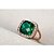 billige Moderinge-Dame Statement Ring / Løftering Syntetisk Emerald Mørkegrøn 18K Guldbelagt / Legering Damer / Mode Bryllup / Fest / Forlovelse Kostume smykker / Solitaire / Krystal / Kvadratisk Zirconium