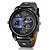 cheap Military Watches-V6 Men&#039;s Wrist Watch Leather Band Black