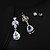 cheap Earrings-Wedding Accessories Cubic Zirconia Dangle Earrings Elegant Jewelry Rhodium Plated Drop Earrings For Women