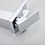 abordables Robinetteries de lavabo-Robinet lavabo - Jet pluie Chrome Set de centre 1 trou / Mitigeur un trouBath Taps