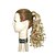 abordables Perruques Synthétiques-Perruque Synthétique Ondulé Ondulé Avec queue de cheval Perruque Blonde Cheveux Synthétiques Femme
