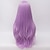 billiga Kostymperuk-Syntetiska peruker Lockigt Lockigt Peruk Purpur Syntetiskt hår Lila