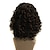 tanie Peruki syntetyczne-Peruki syntetyczne Kinky Curl Kinky Curl Peruka Czarny Włosy naturalne remy Czarny