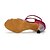 abordables Chaussures de Danse-Chaussures de danse(Rouge) -Personnalisables-Talon Bobine-Satin-Latine