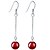 abordables Boucles d&#039;oreilles-Mignon Argent sterling Argent - Soirée Travail Décontracté Noir Rouge Des boucles d&#039;oreilles Pour