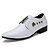 baratos Sapatos Oxford para Homem-Sapatos Masculinos Oxfords Preto / Branco Couro Escritório &amp; Trabalho / Casual / Festas &amp; Noite