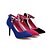 olcso Női magas sarkú cipők-Női Cipő Bőrutánzat Tavasz Nyár Ősz Stiletto A Kompatibilitás Ruha Fekete Fukszia Kék